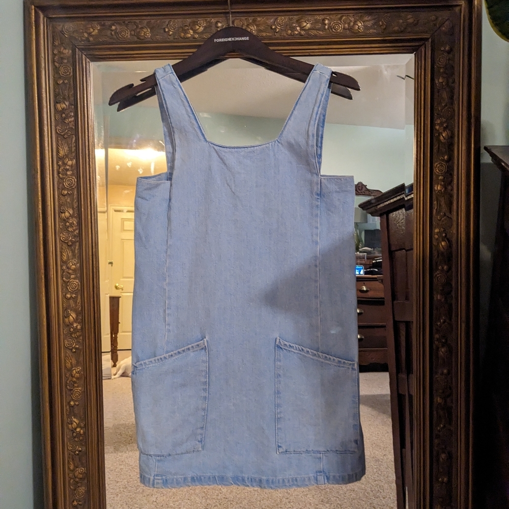 Topshop denim dress